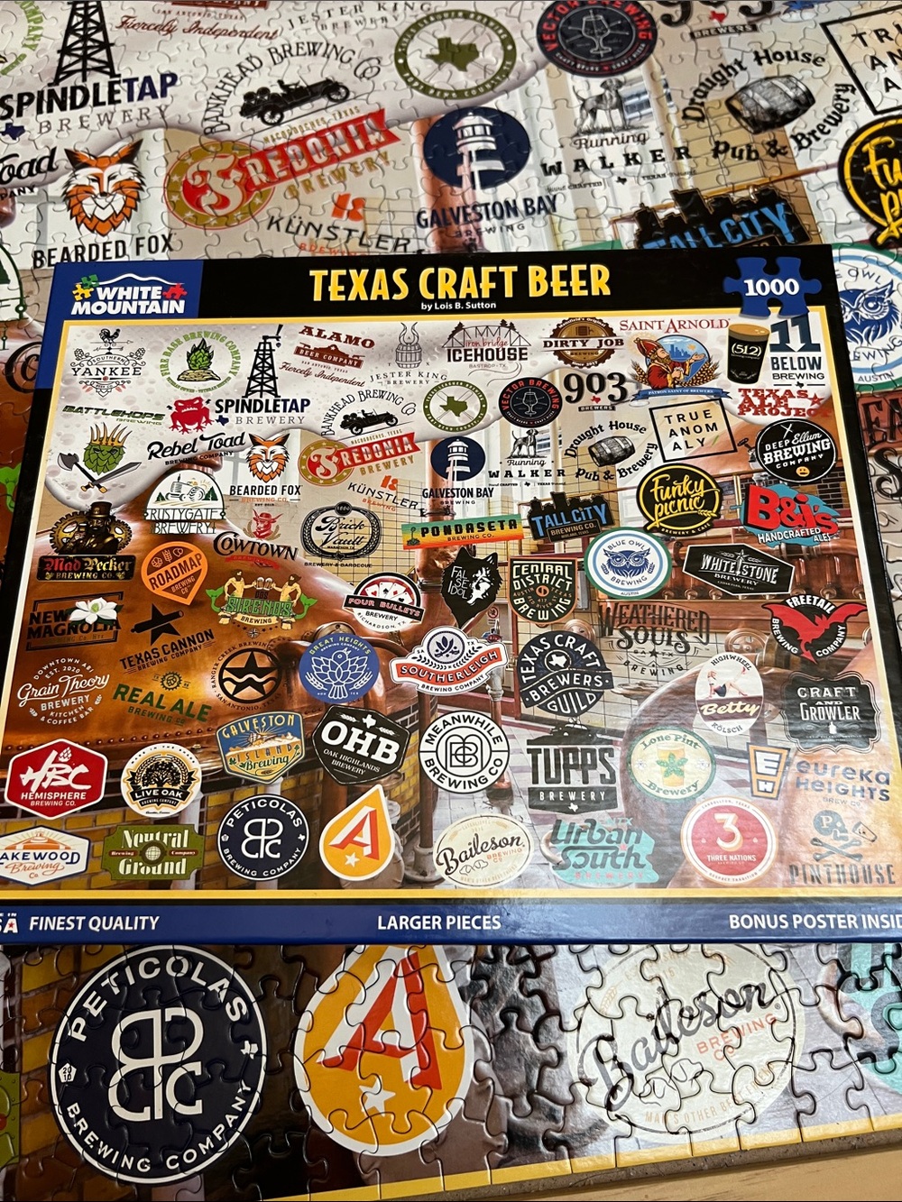 Texas craft beer puzzle
